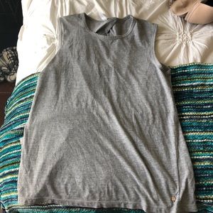 Fabletics gray tank top